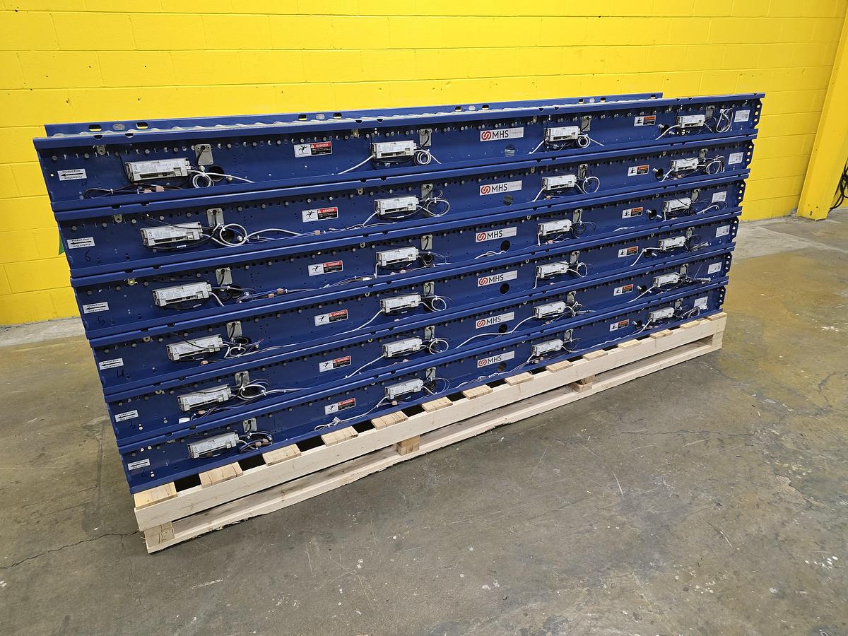 Used MHS TGW Itoh Denki 22" MDR Zero Pressure Accumulation Roller Conveyor 280' (#267)