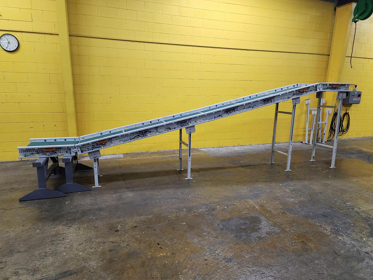 Used 2023 Intelligrated 22"bf x 20' MDR Belted Zero Pressure Incline/Decline Conveyor (#314) 5 Avail.