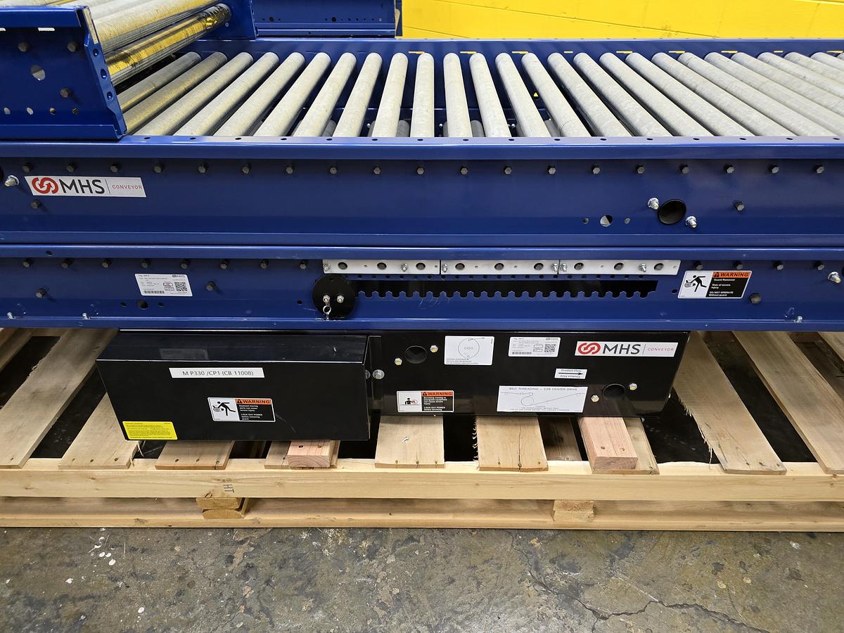Used MHS 37.5" x 27'3" Roller Bed Conveyor (#545)