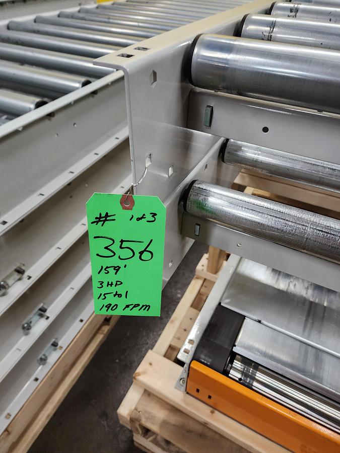 Used 2023 Intelligrated Roller Bed Belt Conveyor 30.5" x 159' (#356)