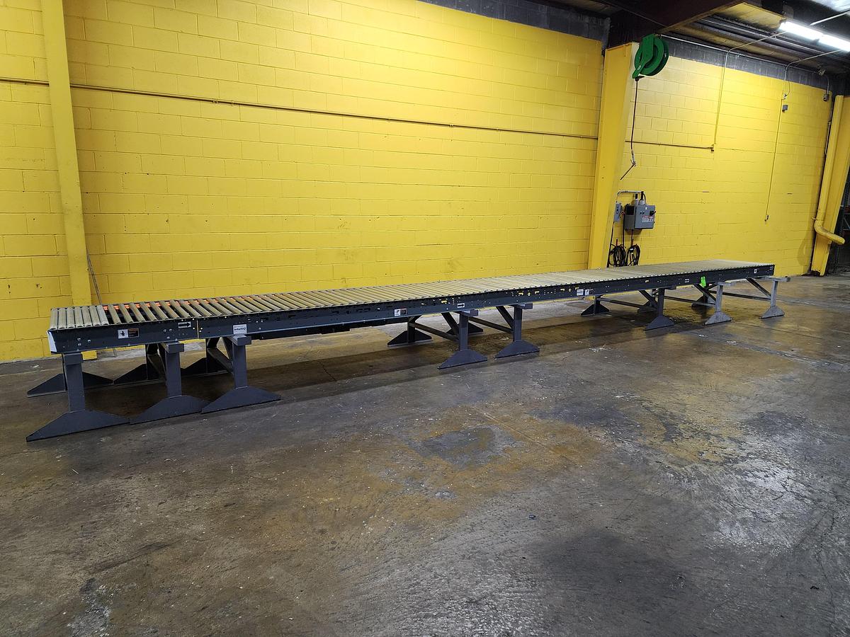 Intelligrated IntelliQ 36.5"w x 30' Live Roller Conveyor (528)