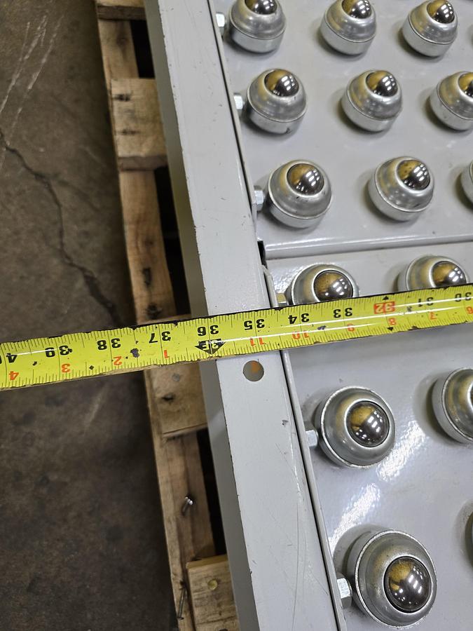 Used Hytrol Roller Ball Transfer Table Conveyor 36" x 60" (#572)