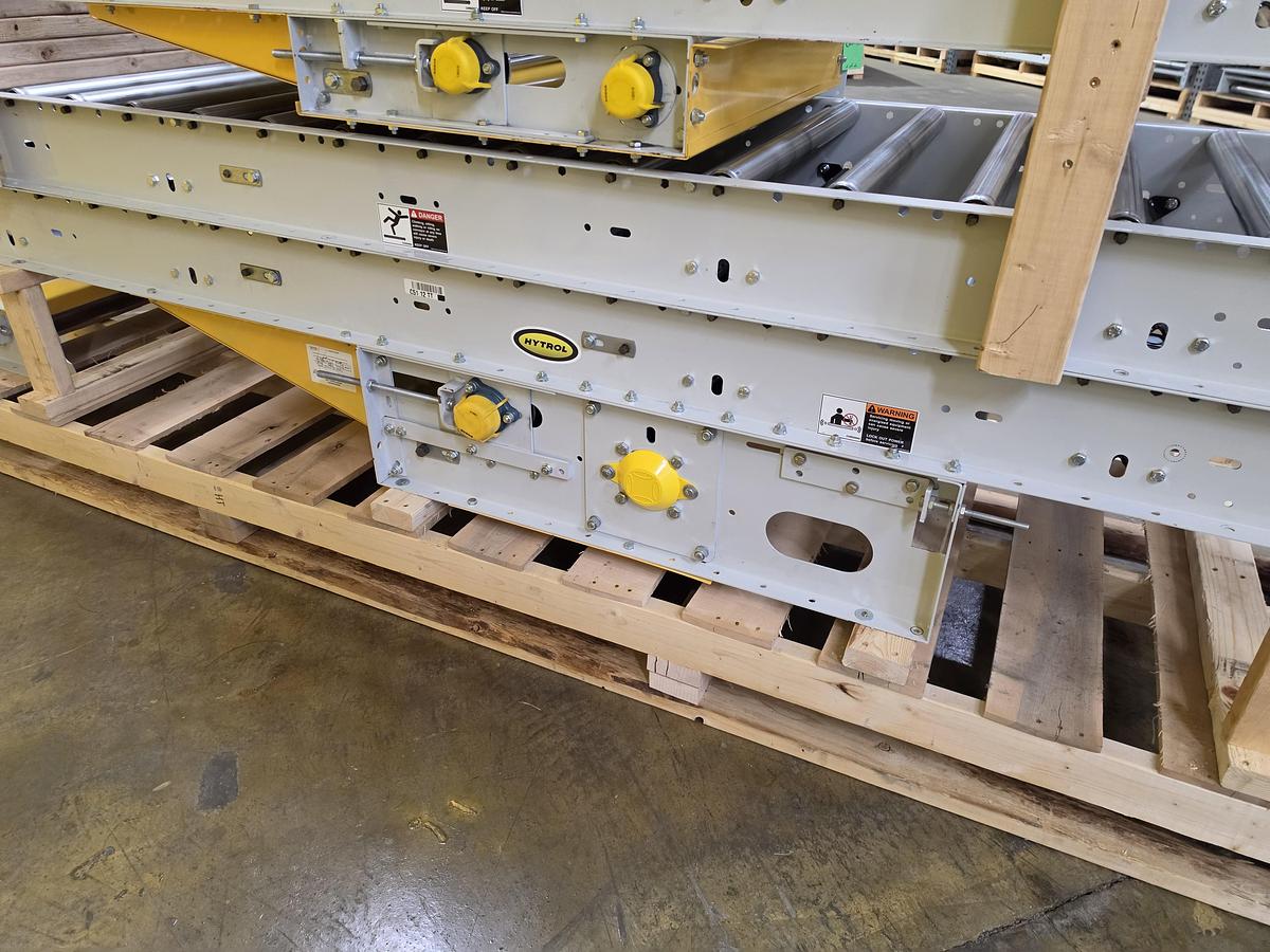Used Hytrol Roller Bed Belt Conveyor 30" x 79' (#655)
