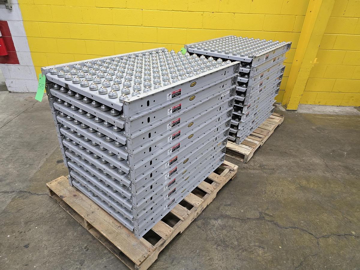 Used Hytrol Roller Ball Transfer Table Conveyor 