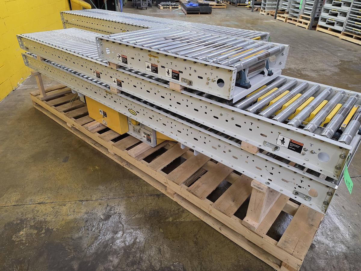 Used Hytrol ABLR Live Roller Conveyor 30" x 88' (#675)