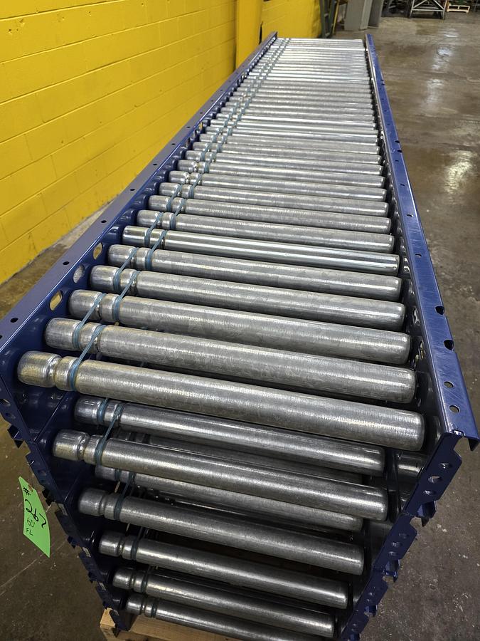 Used MHS TGW Itoh Denki 22" MDR Zero Pressure Accumulation Roller Conveyor 280' (#267)