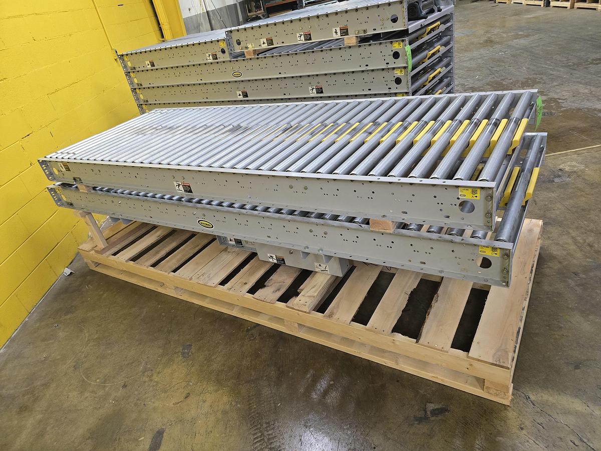 Used Hytrol ABLR Live Roller Conveyor 42" x 89'6" (#589)