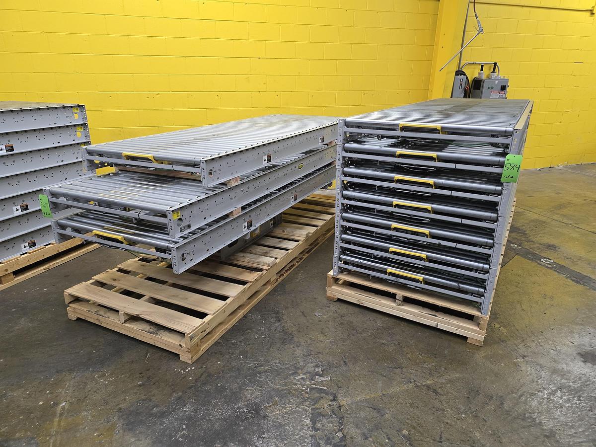 Used Hytrol ABEZ Zero Pressure Accumulation Roller Conveyor 42" x 99' (#584)