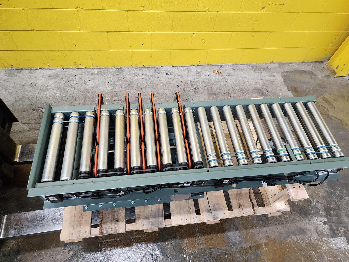 Used Hytrol 190E24EZ 24 volt 90 Degree Pop Up Divert Transfer Conveyor (#232)