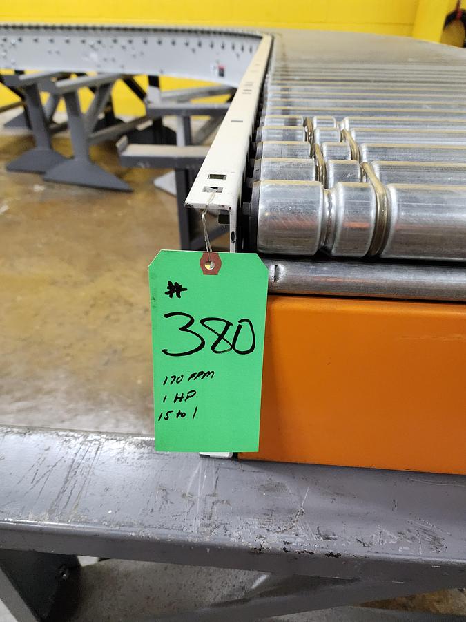 2023 Intelligrated 30.5" x 90 Degree Curve Roller V Belt Conveyor (#380)