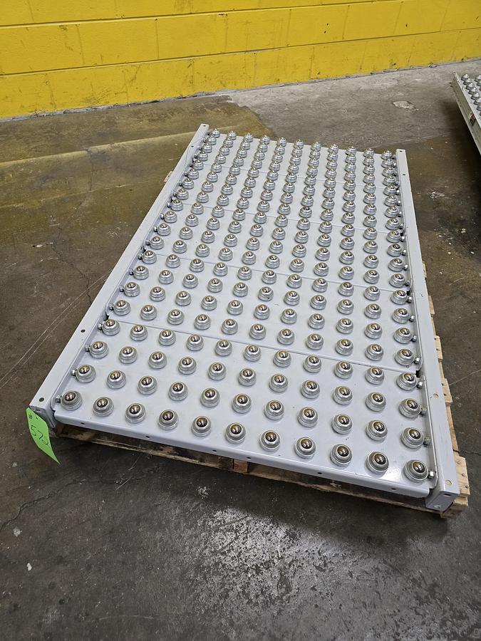 Used Hytrol Roller Ball Transfer Table Conveyor 36" x 60" (#572)