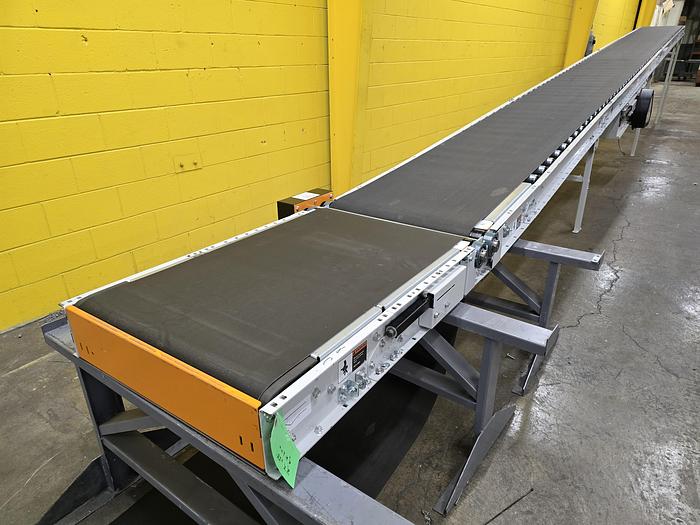 Used Intelligrated Roller Bed Incline / Decline Belt Conveyor 30.5" x 39'11.5" (#361)