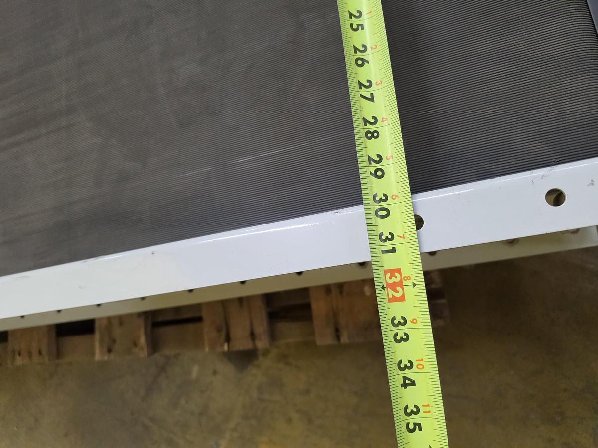 Used Hytrol BZE24EZ Zero Pressure Belted Decline Conveyor 31.25" x 6' (#646)