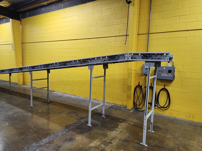 Used 2023 Intelligrated 28"bf x 40' MDR Belted Zero Pressure Incline/Decline Conveyor (#334) 2 Avail.