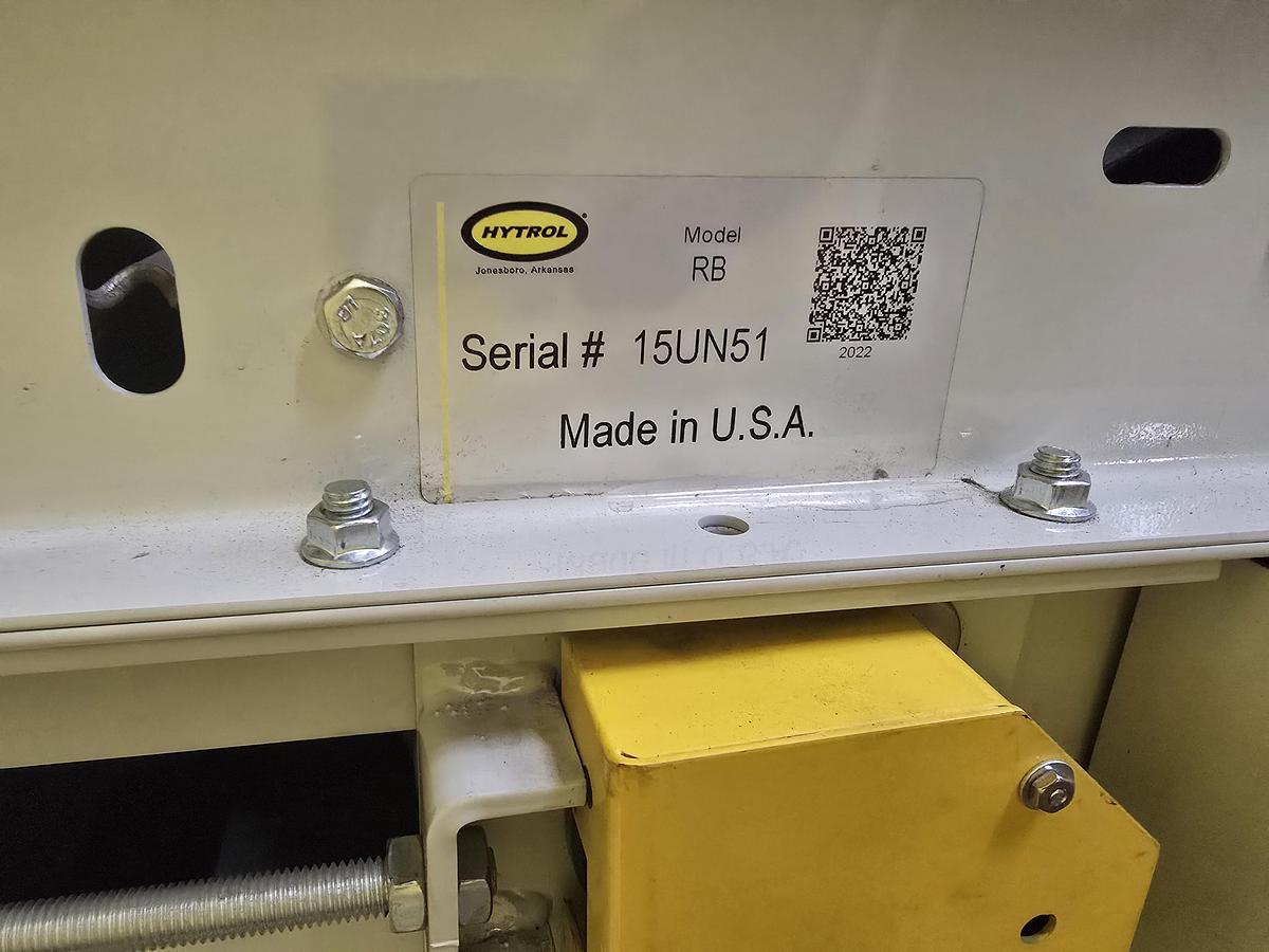 Used Hytrol Slider Bed Belt Conveyor 54" x 10' (#605)