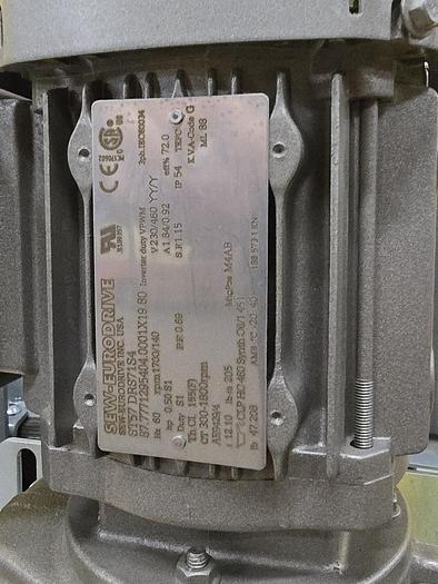 Used Transnorm 63 Degree Belted Curve Conveyor TS1500/140 V2 27" Belt, 67" IR (#402)