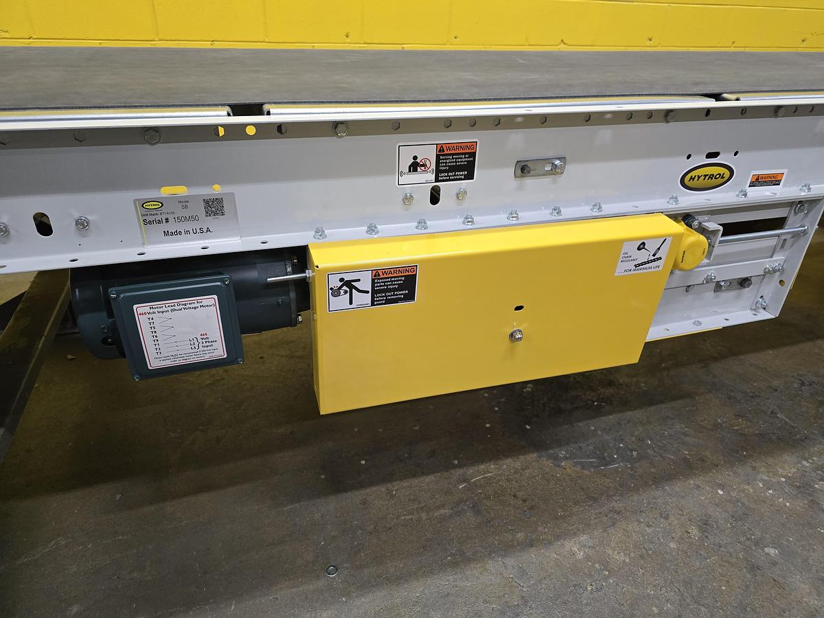 Used Hytrol Slider Bed Belt Conveyor 24" x 50' (#469)