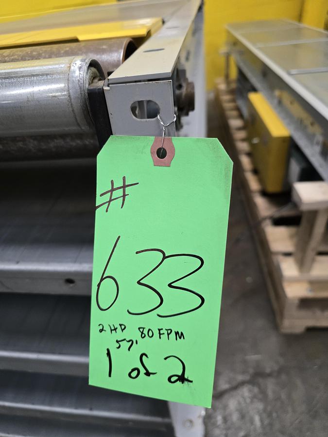 Used Hytrol Slider Bed Belt Conveyor 24" x 57' (#633)