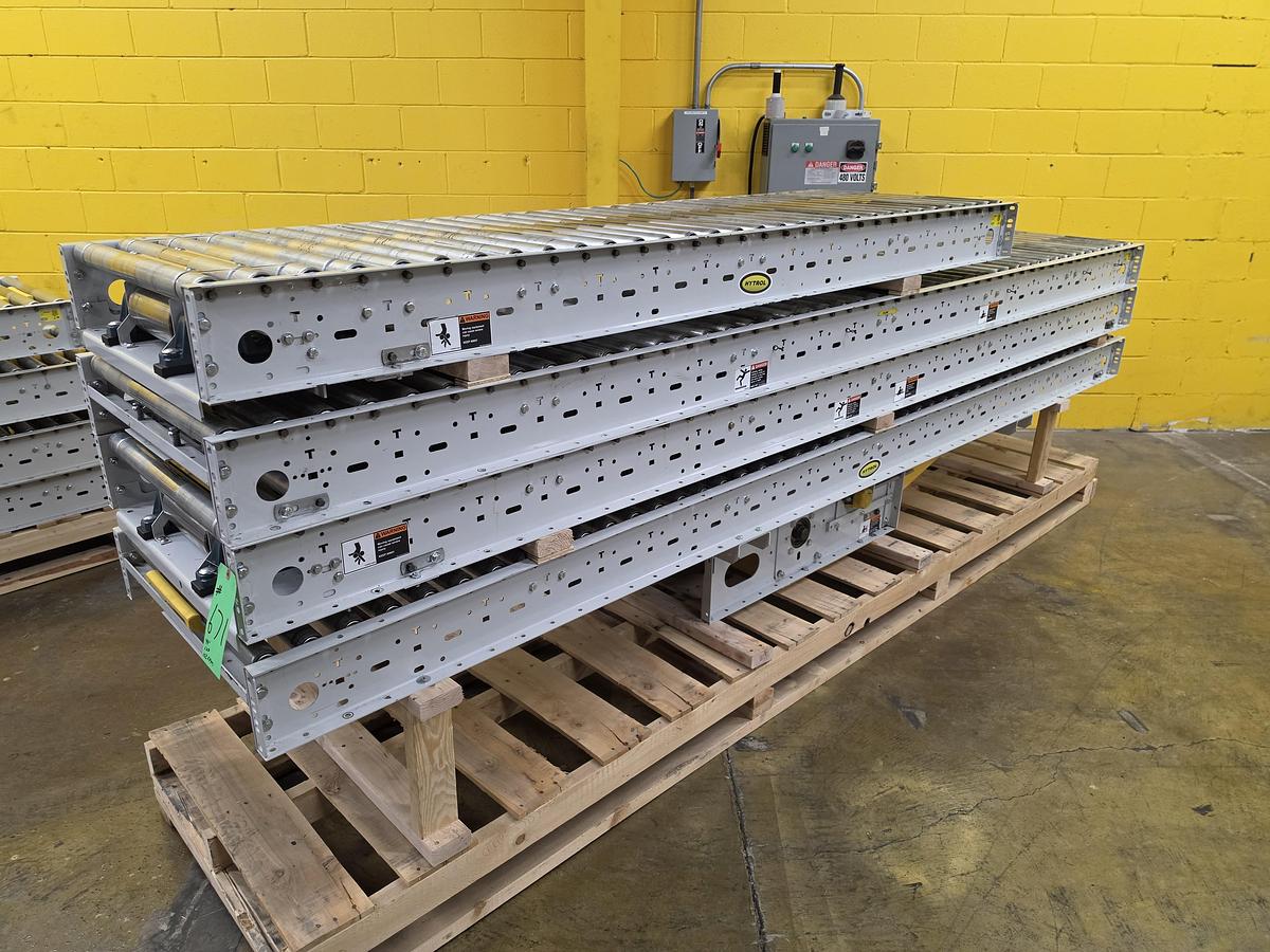 Used Hytrol ABLR Live Roller Conveyor 30" x 44' (#671)