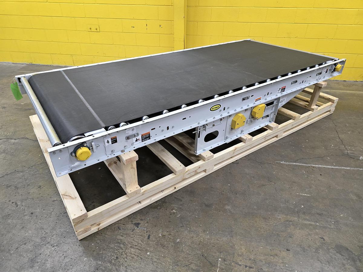 Used Hytrol Slider Bed Belt Conveyor 54" x 10' (#605)