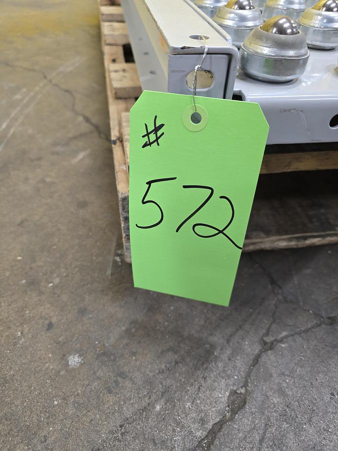 Used Hytrol Roller Ball Transfer Table Conveyor 36" x 60" (#572)