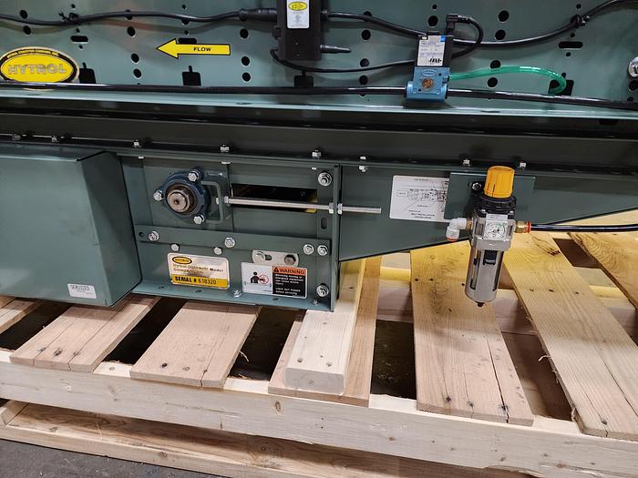 Used Hytrol ABEZ Zero Pressure Accumulation Roller Conveyor 24" x 25' (#194)