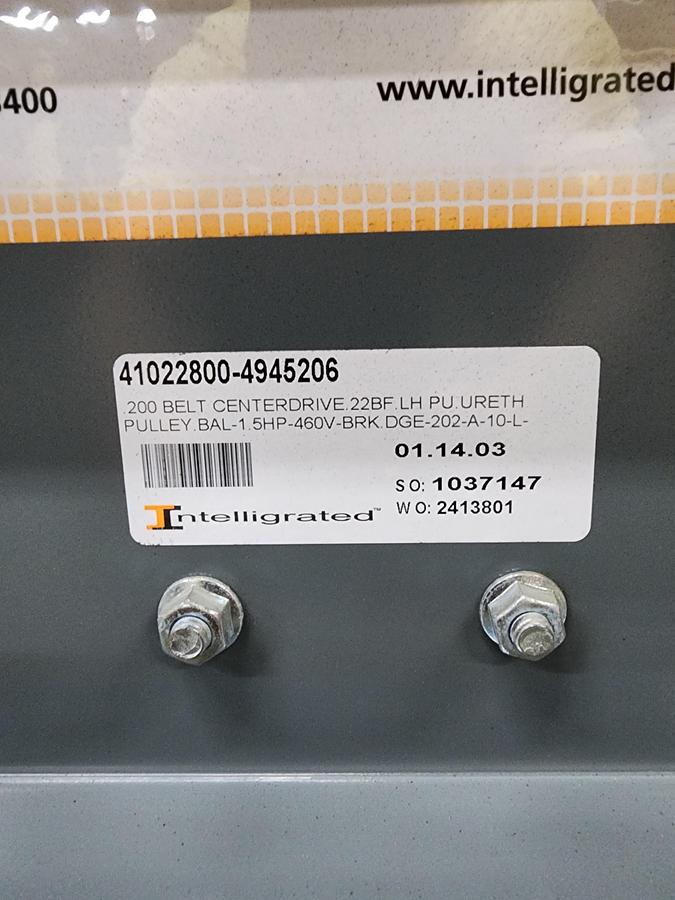 Used Intelligrated Slider Bed Belt Conveyor 24.5" x 33' (#103)
