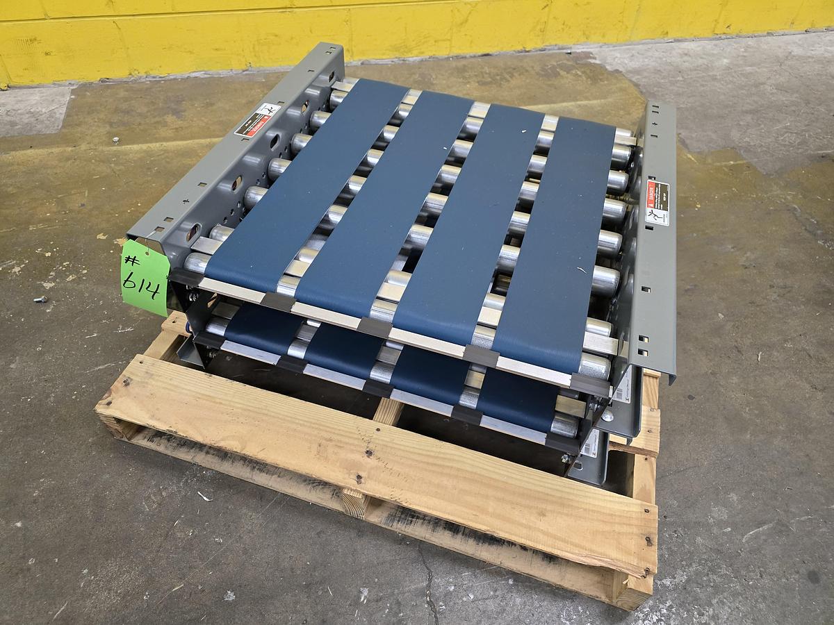Used Intelligrated 28" x 30" MDR Belted Zero Pressure Accumulation Conveyor (#614)