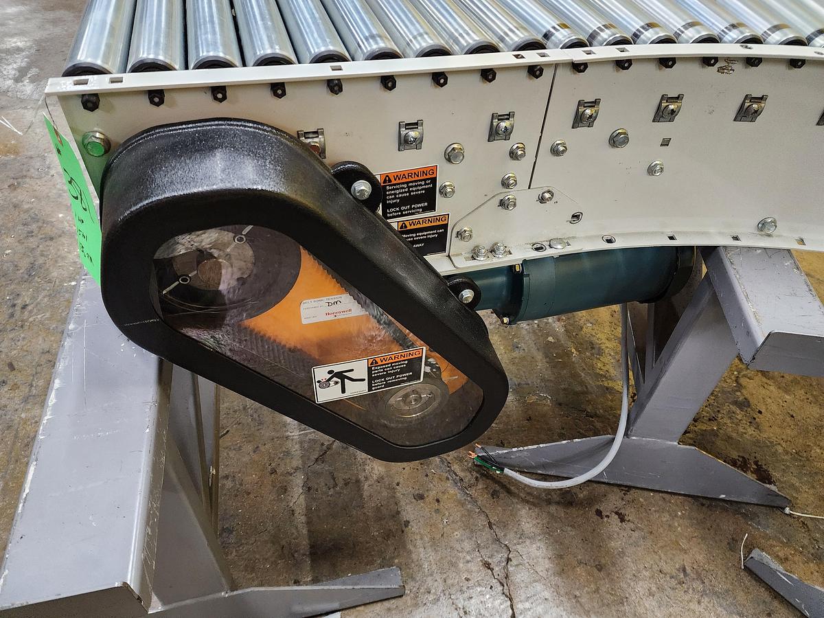 2023 Intelligrated 24.5" x 180 Degree Curve Roller V Belt Conveyor (#380)