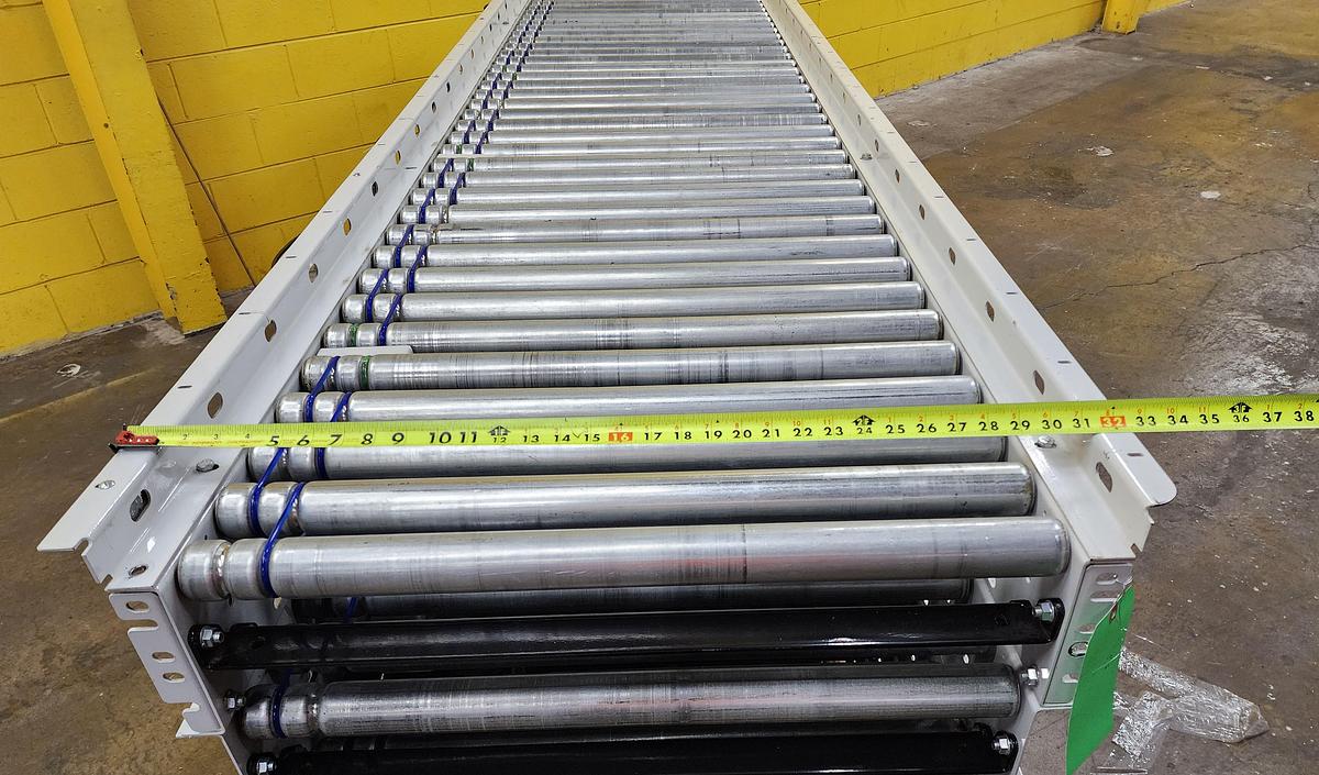 Used Hytrol 190E24EZ E24 Zero Pressure Roller Conveyor 30" x 40' (#676)