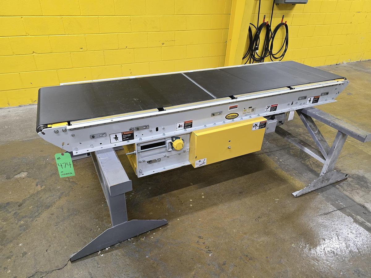 Used Hytrol Slider Bed Belt Conveyor 30" x 8' (#474)