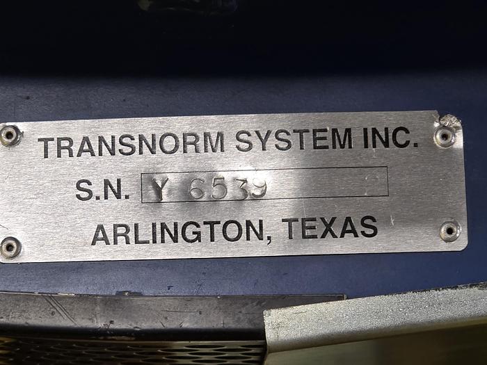 Used Transnorm 90 Degree Belted Curve Conveyor TS1500/140 23" Belt, 23" IR (#401)