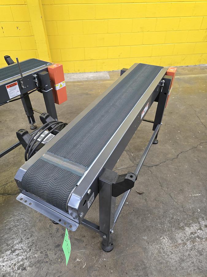 Used Signode Slider Bed Belt Conveyor 12" x 5' (#542)