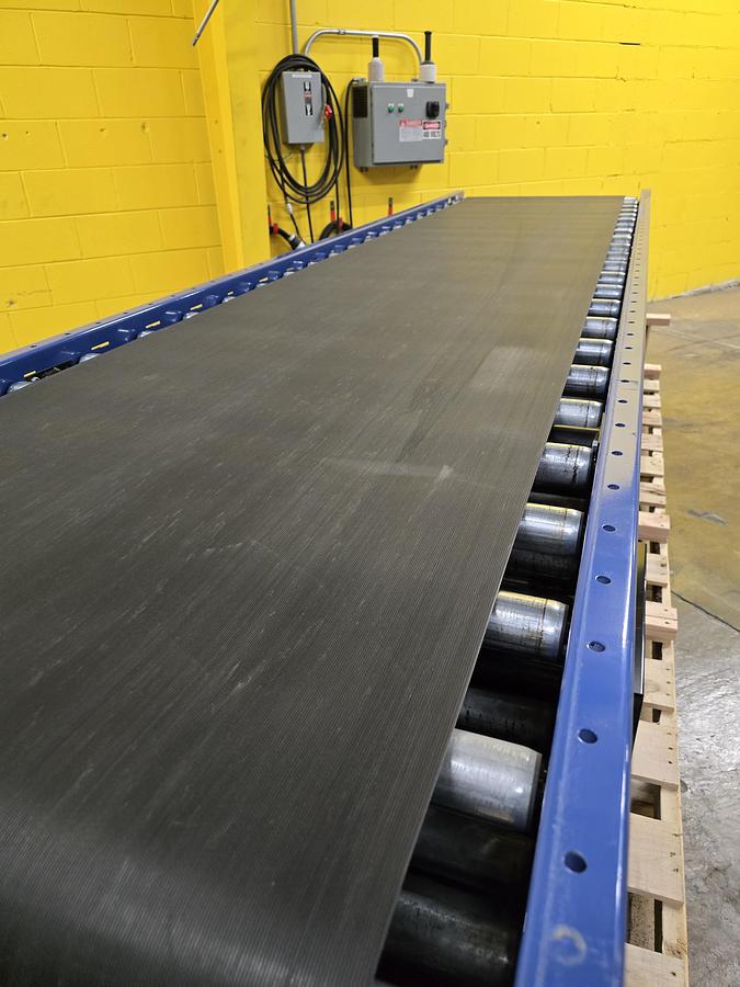 Used MHS 37.5" x 36' Roller Bed Conveyor (#547)