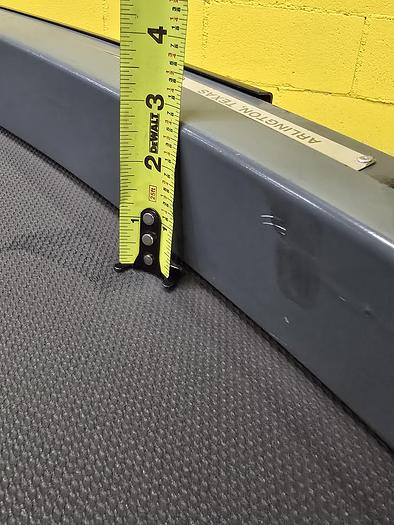 Used Transnorm 90 Degree Belted Curve Conveyor TS1500/140 V2 27" Belt, 36" IR (#397)