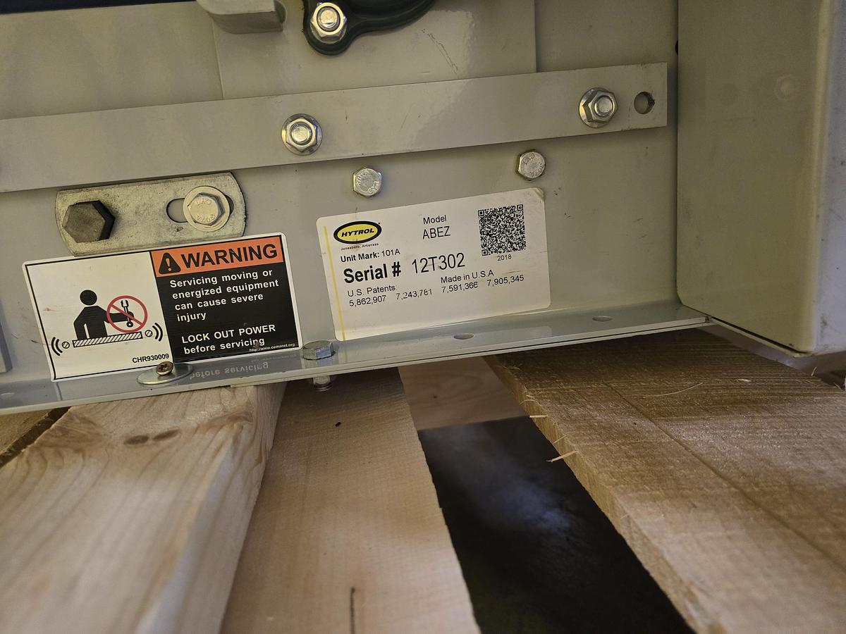 Used Hytrol ABLR Live Roller Conveyor 42" x 89'6" (#589)