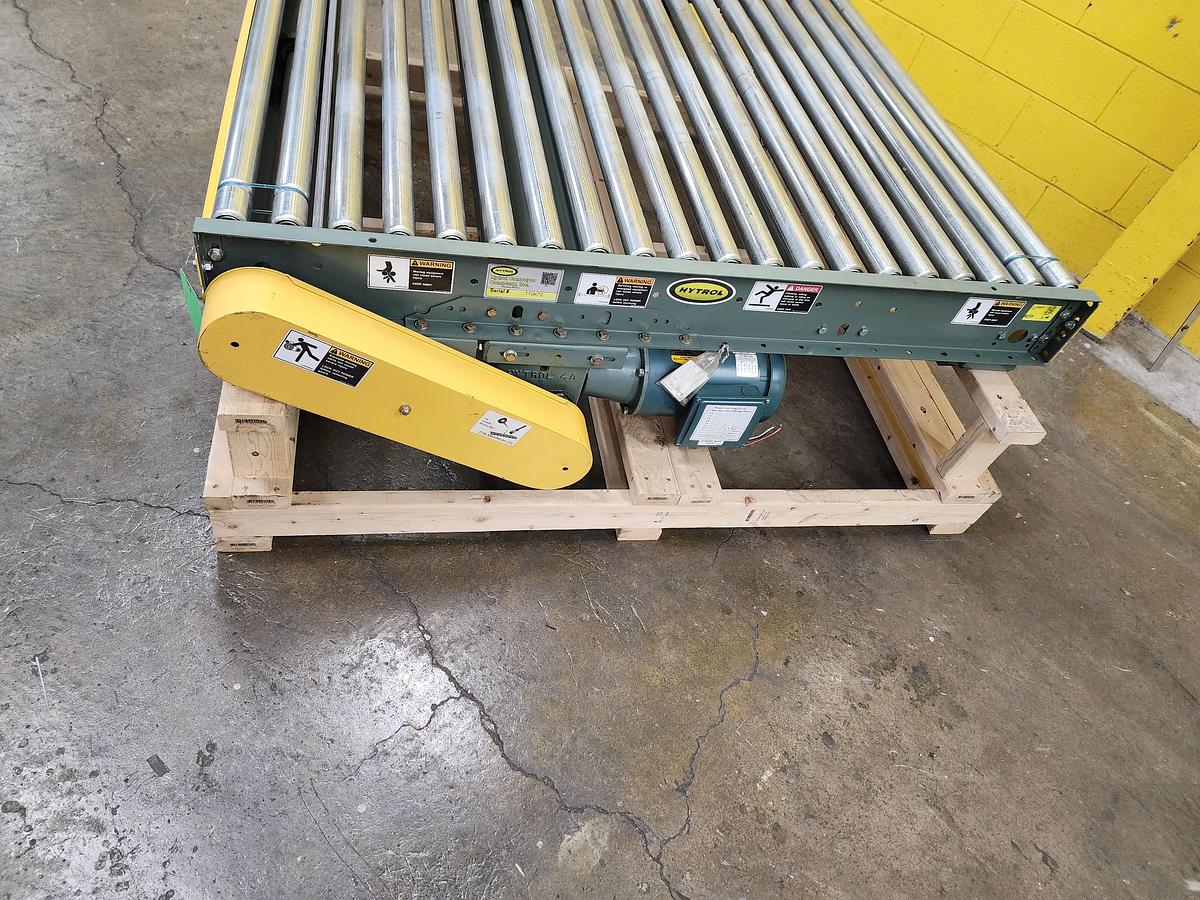Used Hytrol 60" x 5' Live Roller V-Belt Conveyor (#172)