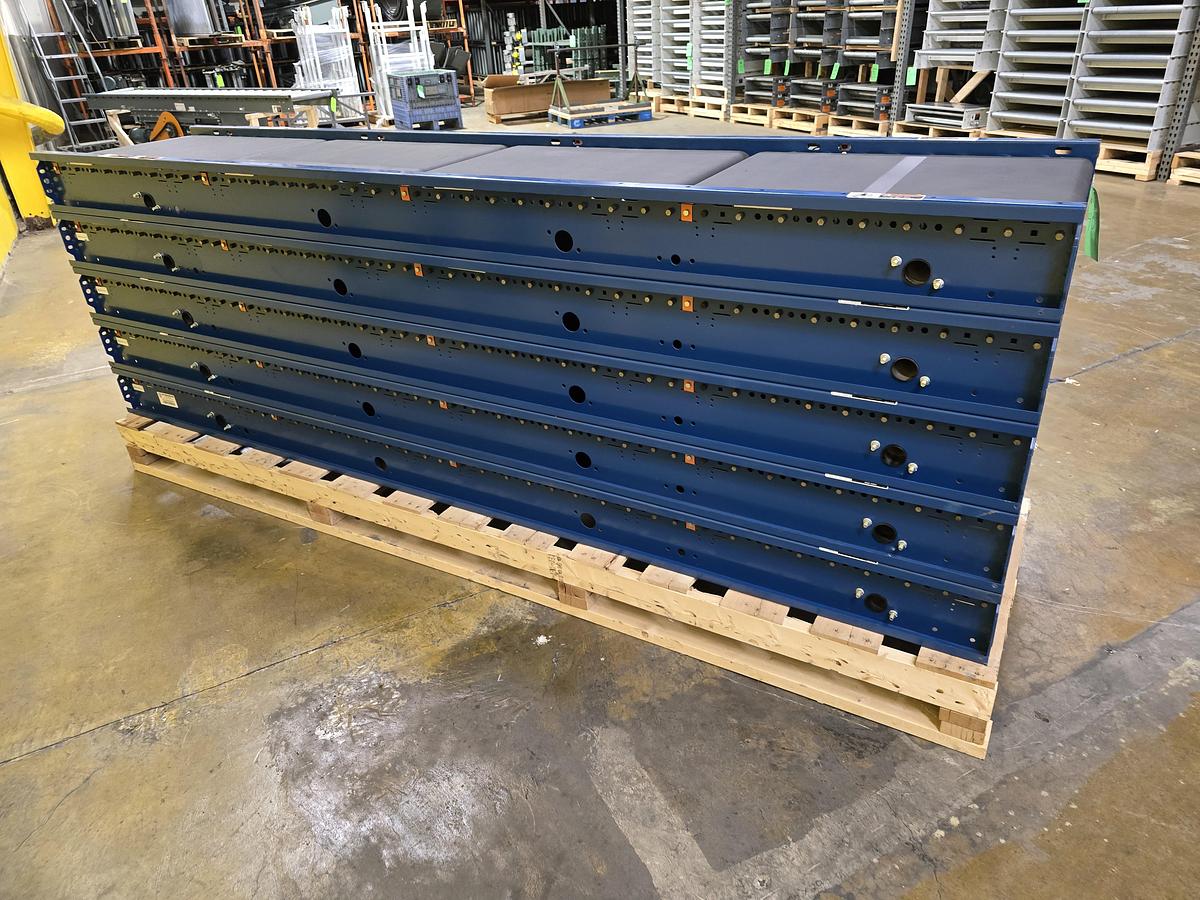 Used MHS TGW Itoh Denki 22"x50' MDR Zero Pressure Accumulation Belted Zone Conveyor (#407)