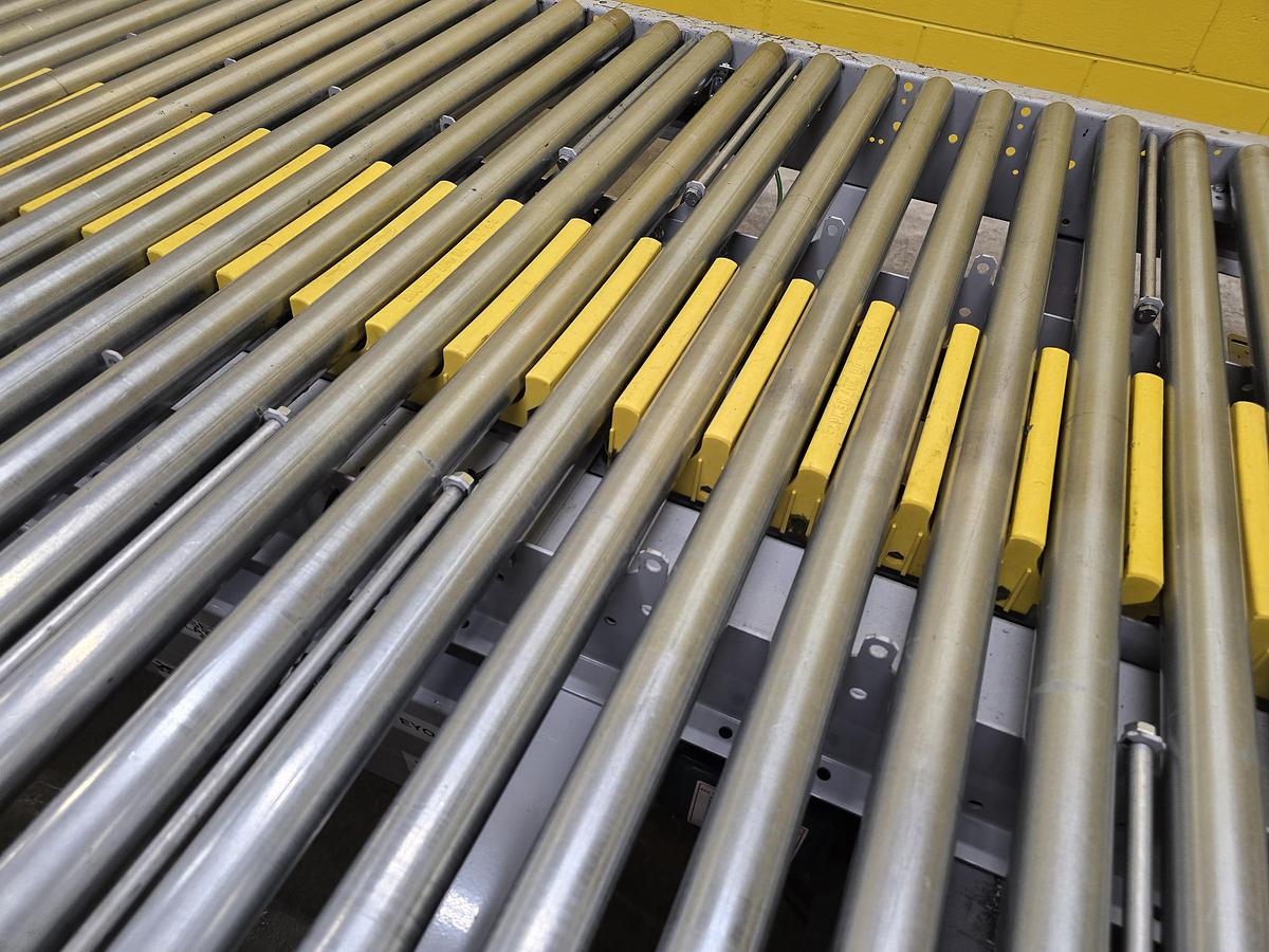 Used Hytrol ABEZ Zero Pressure Accumulation Roller Conveyor 54" x 99' (#597)