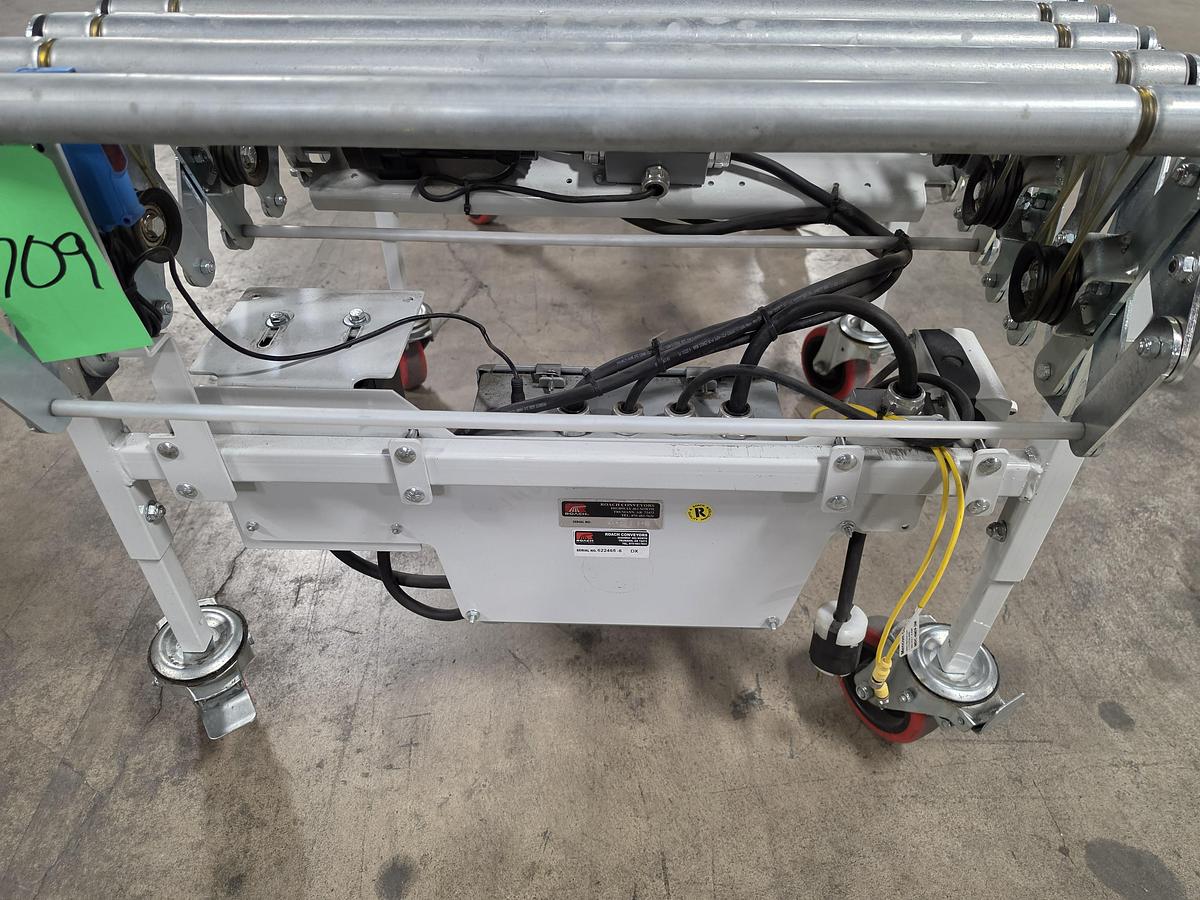 Used Roach Flexible Conveyor 30"x40' Zero pressure Accumulation (#709)
