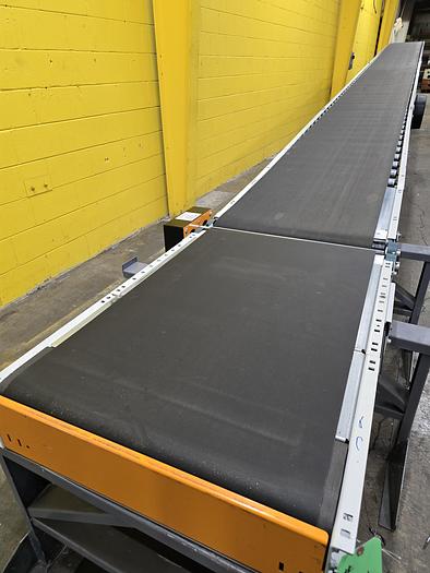 Used Intelligrated Roller Bed Incline / Decline Belt Conveyor 30.5" x 39'11.5" (#361)
