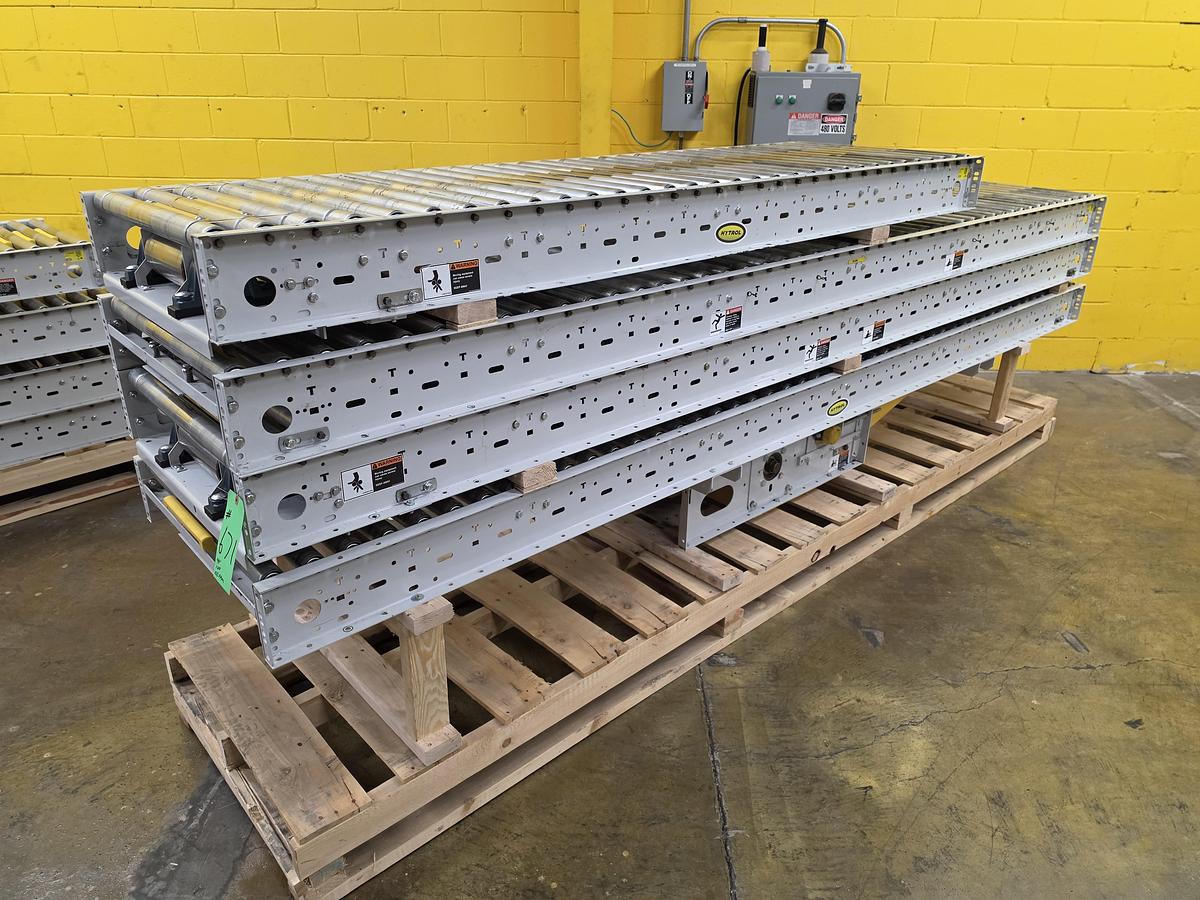 Used Hytrol ABLR Live Roller Conveyor 30" x 44' (#671)