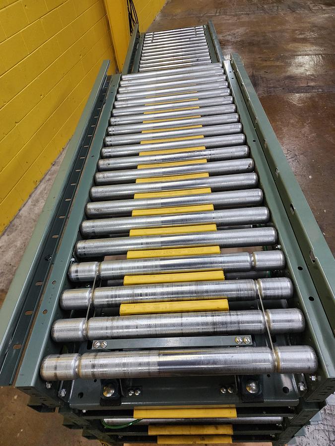 Used Hytrol ABEZ Zero Pressure Accumulation Roller Conveyor 24" x 35' (#188)
