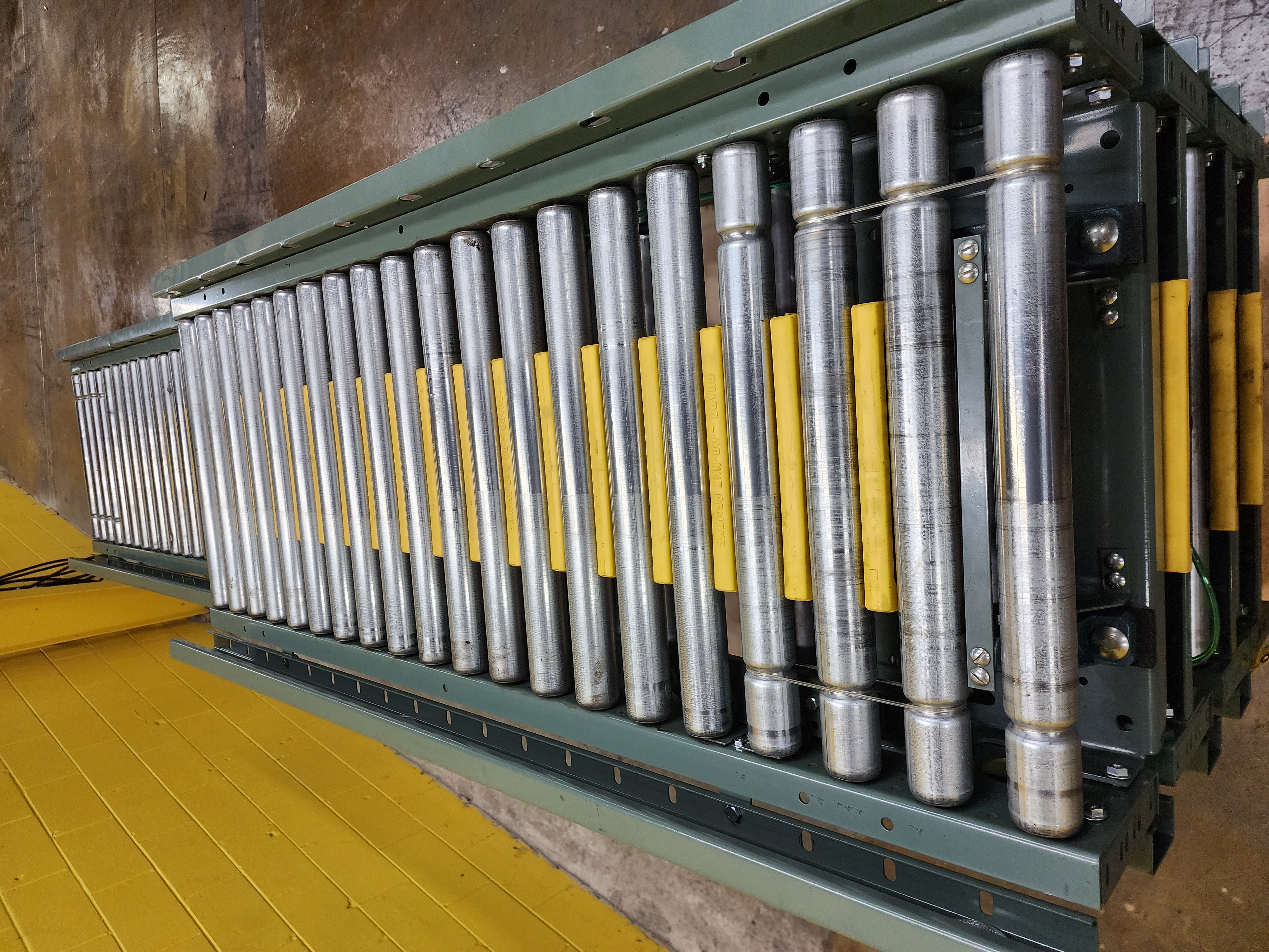 Used Hytrol ABEZ Zero Pressure Accumulation Roller Conveyor 24" x 35' (#188)