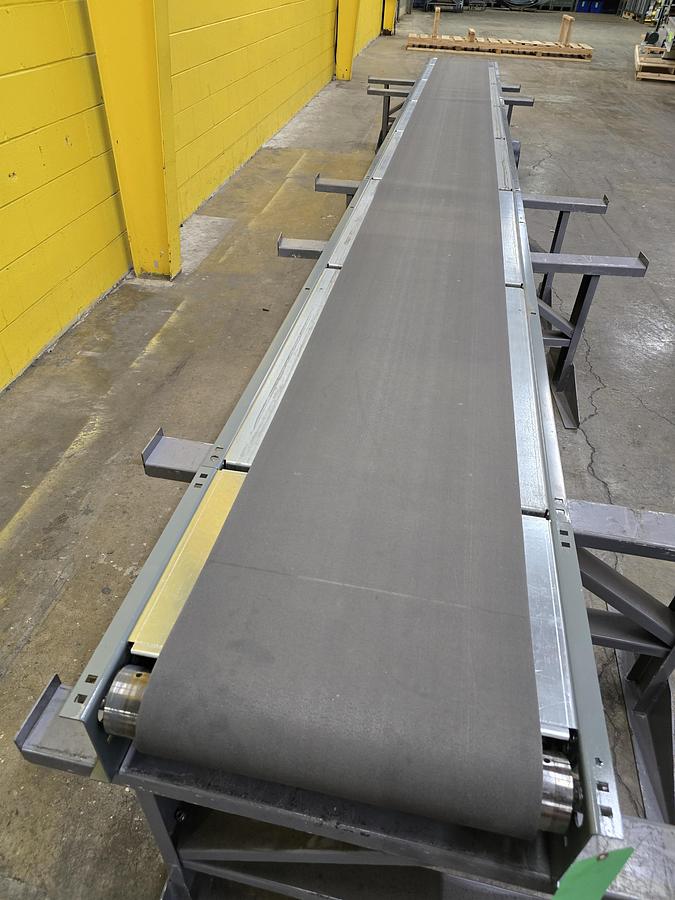 Used Intelligrated Slider Bed Belt Conveyor 24" x 24' (#486)