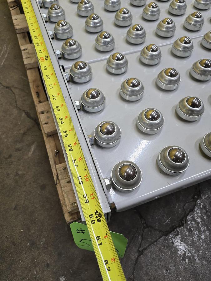 Used Hytrol Roller Ball Transfer Table Conveyor 36" x 60" (#572)