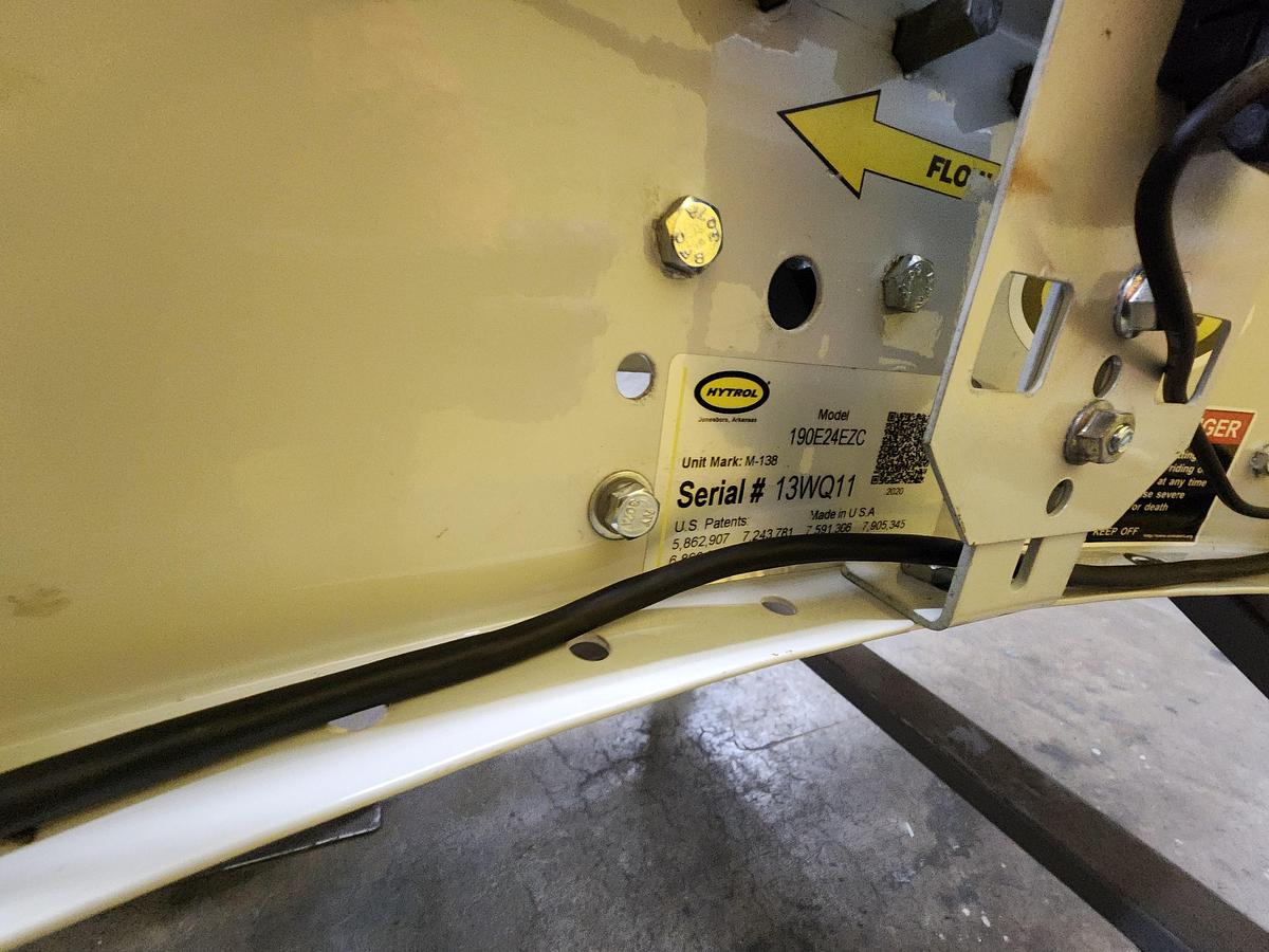 Used Hytrol 190E24EZC 24v Zero Pressure Accumulation Conveyor 90 Degree Curve 30" (#721)