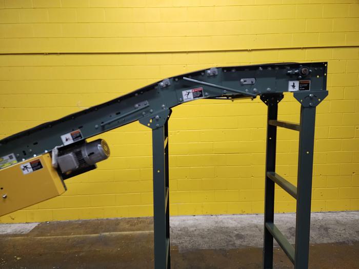 Used Hytrol RBI Roller Bed Incline Decline Belt Conveyor 24" x 16'6" (#137)