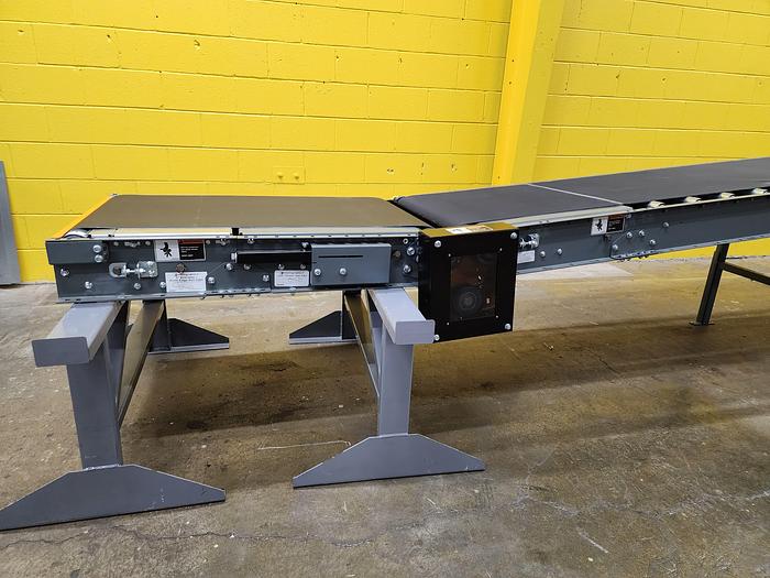 New Intelligrated Roller Bed Incline/Decline Belt Conveyor 30.5" x 45