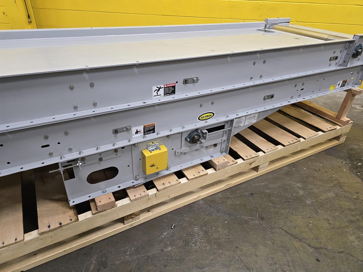 Used Hytrol TH Trash Line Belt Conveyor 34" x 20'8" (#557)